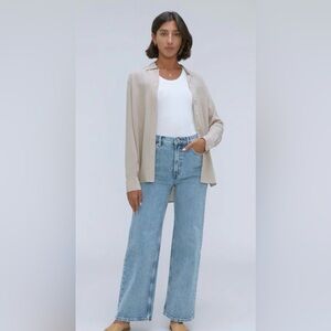 Everlane, The Way-High Sailor Jean. Salt Water color. Size 30. New with tags.